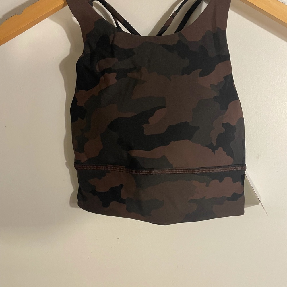 NWT lululemon Free To Be Bra *Wild High Neck Long Line